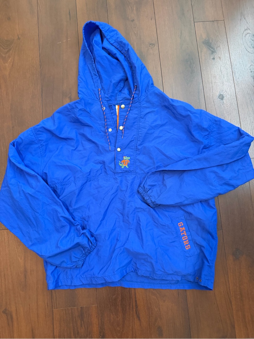 The Game vintage 1990s Florida Gators pullover windbreaker XL NCAA half snap